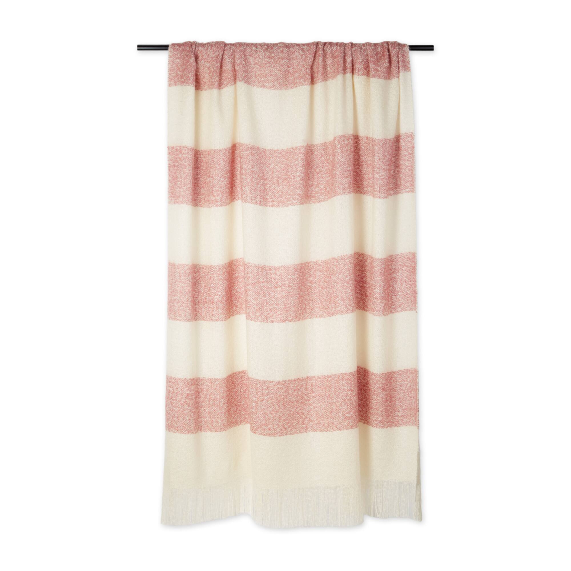 Rugby Stripe Acrylic Throw